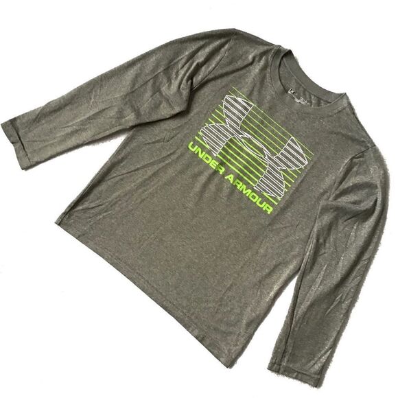 Under Armour Long Sleeve Neon Logo Shirt - Picture 1 of 7